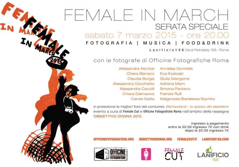 Serata “Female in March” – 7 marzo 2015 — 1