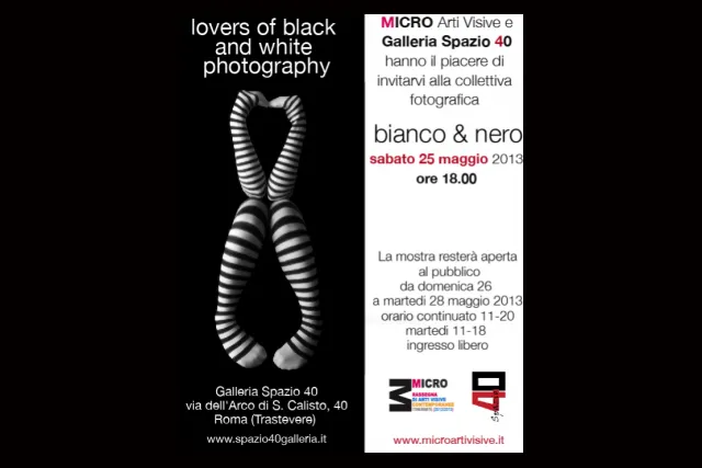Mostra Fotografica Collettiva “Bianco & Nero Black and White lovers photography” — 1